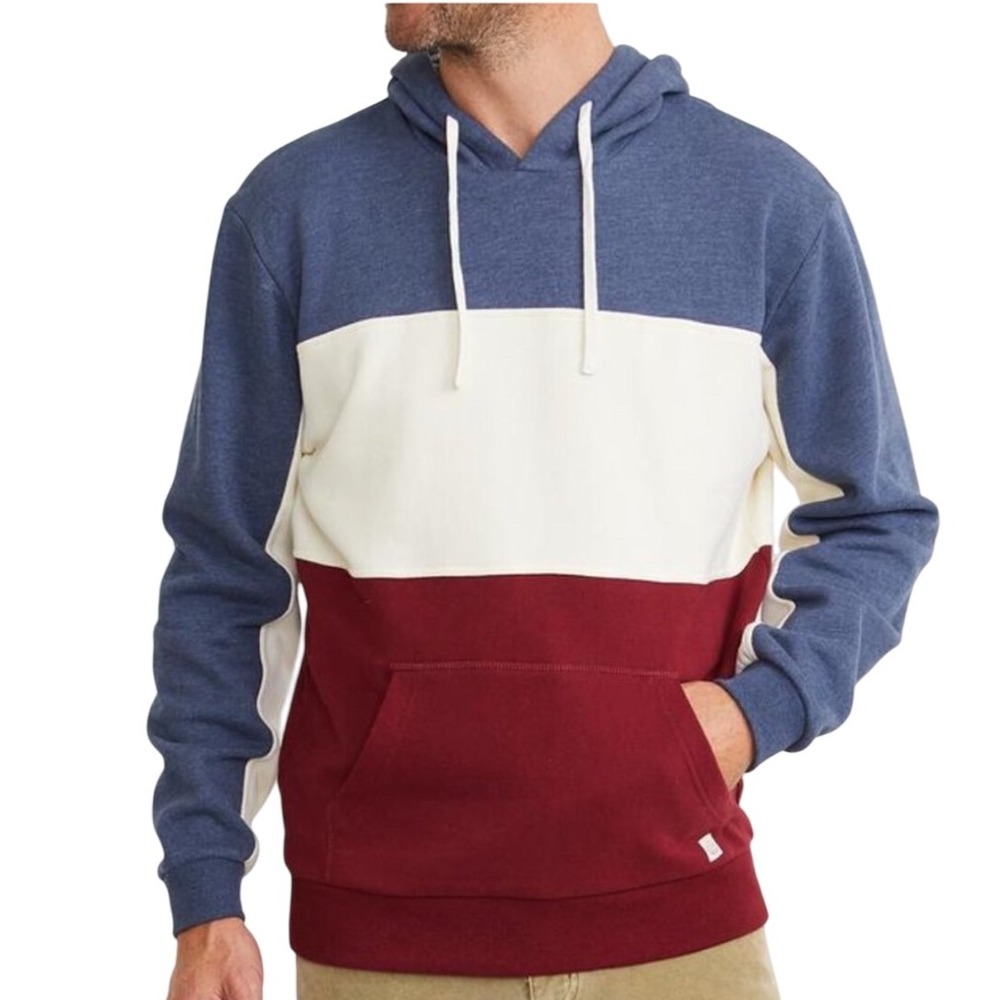 Marine Layer Glaser Hoodie‎ Sweatshirt Colorblocked M